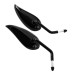 RP9980-1194B Motorcycle 8mm CNC Mirrors For Harley Touring Road King Street Electra Glide Dyna XL Sportster XL883 Cruiser Bagger Chopper