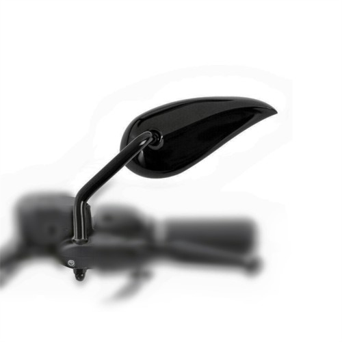 RP9980-1194B Motorcycle 8mm CNC Mirrors For Harley Touring Road King Street Electra Glide Dyna XL Sportster XL883 Cruiser Bagger Chopper