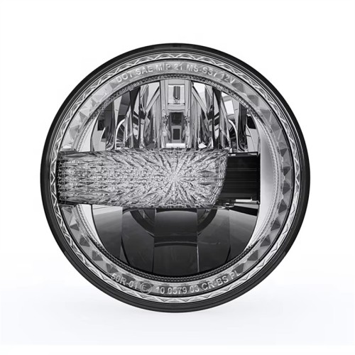 RP6610-1072C Universal Motorcycle 7" Headlight with E-mark