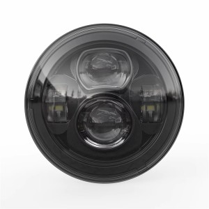 RP6610-1073B Universal Motorcycle 7" Headlight With E-mark