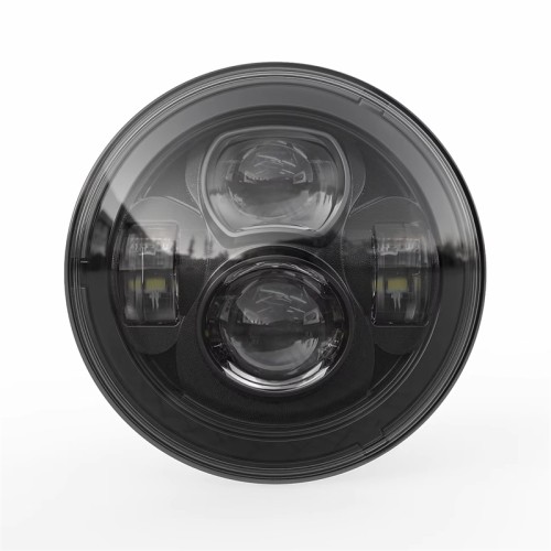 RP6610-1073B Universal Motorcycle 7" Headlight With E-mark