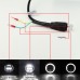 RP6610-1083C Universal 5.75" Motorcycle LED Headlight With DOT E-mark