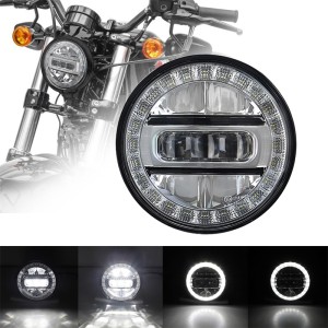 RP6610-1083C Universal 5.75" Motorcycle LED Headlight With DOT E-mark