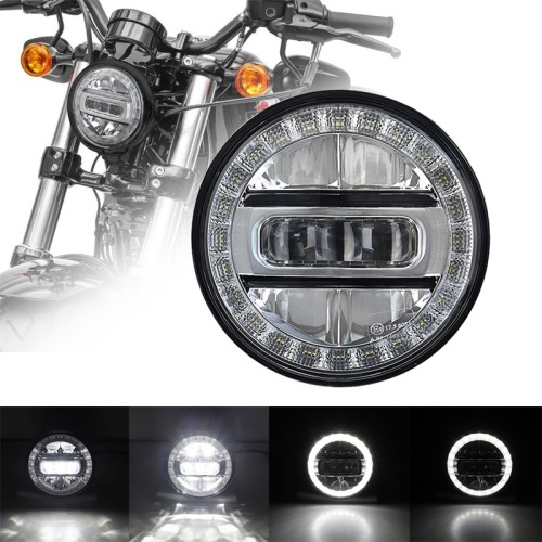 RP6610-1083C Universal 5.75" Motorcycle LED Headlight With DOT E-mark