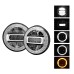 RP6610-1084C Universal 5.75“ Motorcycle Headlights Round LED Headlamp with E-mark DOT Approved