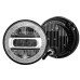 RP6610-1084C Universal 5.75“ Motorcycle Headlights Round LED Headlamp with E-mark DOT Approved