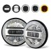 RP6610-1084C Universal 5.75“ Motorcycle Headlights Round LED Headlamp with E-mark DOT Approved