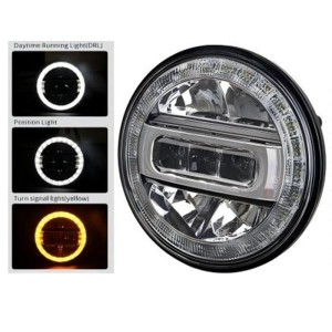 RP6610-1084C Universal 5.75“ Motorcycle Headlights Round LED Headlamp with E-mark DOT Approved