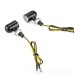 RP6640-1039 Universal E24 12V Motorcycle Mini LED Turn Signal Light Amber Indicator Lamp
