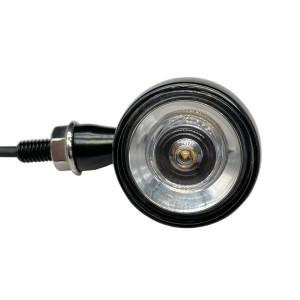 RP6640-1042 Universal E24 12V Amber+Red Motorcycle Mini LED Turn Signal Light Indicator Lamp
