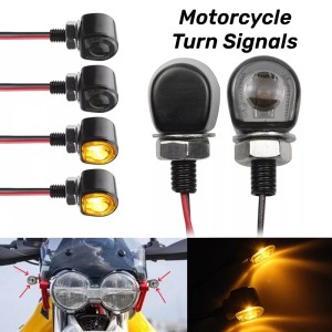 RP6640-2152 Universal E24 Motorcycle Mini Led Motorcycle Turn Signal Light Flashing Light Signal lamp clignotant