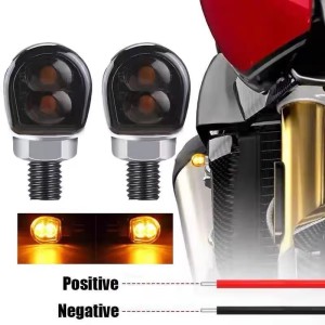 RP6640-2153 Universal E24 Motorcycle Mini Led Motorcycle Turn Signal Light Flashing Light Signal lamp clignotant