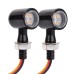 RP6640-2154 Universal E24 12V Amber+White Motorcycle Mini LED Turn Signal Light Amber Indicator Lamp