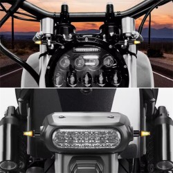 RP6640-2155 Universal E24 12V Motorcycle Mini LED Turn Signal Light Amber Indicator Lamp