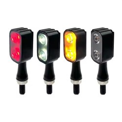 RP6640-2160 Universal E24 12V Motorcycle Mini LED Turn Signal Light Amber Indicator Lamp