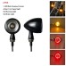 RP6640-2162 Universal E24 12V Amber+White Motorcycle Mini LED Turn Signal Light Amber Indicator Lamp