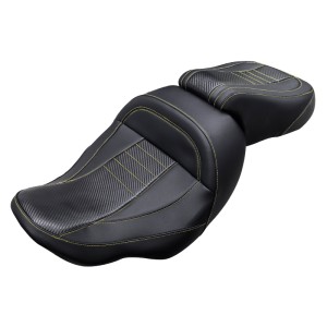 RP7731-1012BY Driver & Passenger Two up Pillion Seat For Harley Touring CVO Street Glide FLHXSE 2023-Later Harley CVO Road Glide FLTRXSE 2023-Later Harley Touring Street Glide FLHX 2024-Later