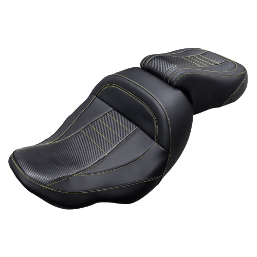 RP7731-1012BY Driver & Passenger Two up Pillion Seat For Harley Touring CVO Street Glide FLHXSE 2023-Later Harley CVO Road Glide FLTRXSE 2023-Later Harley Touring Street Glide FLHX 2024-Later