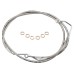 RP9950-107 Motorcycle 16" Handlebar Brake Line Oil Hose Kit For Harley Touring With ABS 2008-2013