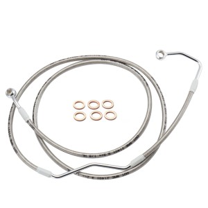 RP9950-107 Motorcycle 16" Handlebar Brake Line Oil Hose Kit For Harley Touring With ABS 2008-2013