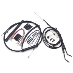 Motorcycle 12/14/16" Ape Handlebar Extended Cable Kit Line Extension For Harley Sportster 2004-2006 Without ABS