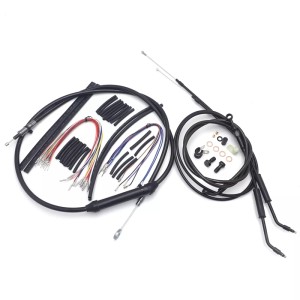 Motorcycle 12/14/16" Ape Handlebar Extended Cable Kit Line Extension For Harley Sportster 2004-2006 Without ABS