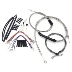 Motorcycle 12/14/16" Ape Handlebar Extended Cable Kit Line Extension For Harley Sportster 2007-2013 Without ABS