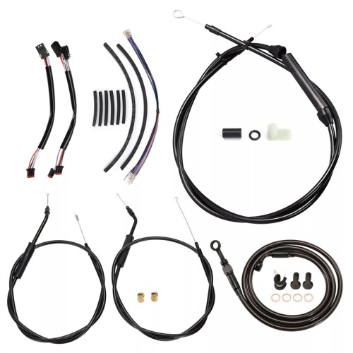 Motorcycle 12/14/16" Ape Handlebar Extended Cable Kit Line Extension For Harley Sportster 2014-2022 Without ABS