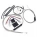 Motorcycle 12/14/16" Ape Handlebar Extended Cable Kit Line Extension For Harley Dyna Super Glide/Wide Glide/Low Rider Models  Without ABS 1996-2006
