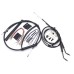 Motorcycle 12/14/16" Ape Handlebar Extended Cable Kit Line Extension For Harley Dyna Street Bob Super Glide FXD 2007-2011