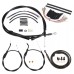 Motorcycle 12/14/16" Ape Handlebar Extended Cable Kit Line Extension For Harley Softail Models 2000-2006