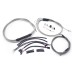 Motorcycle 12/14/16" Ape Handlebar Extended Cable Kit Line Extension For Harley Softail Models 2000-2006