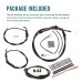 Motorcycle 12/14/16" Ape Handlebar Extended Cable Kit Line Extension For Harley Softail Models 2000-2006