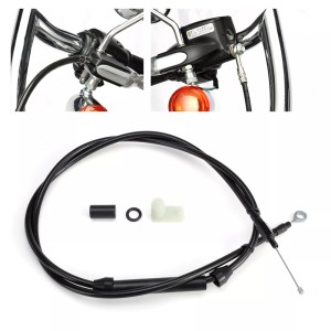 Motorcycle 12/14/16" Ape Handlebar Extended Cable Kit Line Extension For Harley Softail Models 2000-2006