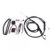 Motorcycle 12/14/16" Ape Handlebar Extended Cable Kit Line Extension For Harley Softail Custom FXSTC 2007-2010