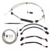 Motorcycle 12/14/16" Handlebar Brake Line Clutch Throttle Cables For Harley Softail Street Bob FXBB Without ABS 2018-later