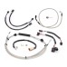 Motorcycle 12/14/16" Handlebar Brake Line Clutch Throttle Cables For Harley Softail With ABS 2018-2023