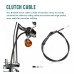 Motorcycle 12/14/16" Handlebar Wire Kit Extended Clutch Cable & Throttle & Idle Cable & Brake Line & CAN-Bus & Front Turn Signals Extension Wire Harness Kit For Harley Touring Models 2000-2006