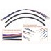 Motorcycle 12/14/16" Handlebar Brake Line Clutch Throttle Cables For Harley Touring Models With ABS 2014-2016