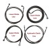 Motorcycle 12/14/16" Handlebar Brake Line Clutch Throttle Cables For Harley Touring Models With ABS 2014-2016