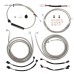 Motorcycle 12/14/16" Handlebar Brake Line Clutch Throttle Cables For Harley Touring with ABS Models 2021-later