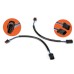 Motorcycle 12/14/16" Handlebar Brake Line Clutch Throttle Cables For Harley Touring with ABS Models 2021-later