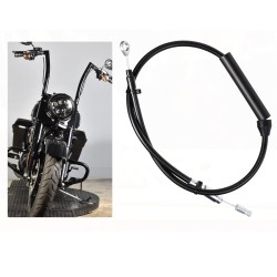 Motorcycle 12/14/16" Handlebar Brake Line Clutch Throttle Cables For Harley Touring with ABS Models 2021-later