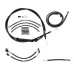 Motorcycle 12/14/16" Handlebar Brake Line Clutch Throttle Cables For Harley Softail Without ABS Models 2016-2017