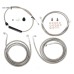 Motorcycle 12/14/16" Handlebar Cable Brake Line Clutch Cable Kit For Harley Touring Electra Glide Ultra Limited With ABS 2021-2023