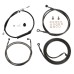 Motorcycle 12/14/16" Handlebar Cable Brake Line Clutch Cable Kit For Harley Touring Electra Glide Ultra Limited With ABS 2021-2023