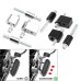 RP0440-2026 Driver Floorboard Extensions 1 1/4" Front Foot Pegs Extenders Kit For Harley Touring Road King Electra Street Glide 2009-2023