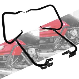 RP5536-1016 Motorcycle Saddlebag Bracket Guard Bars For Harley CVO Road King FLHRSE, Road King FLHRXS, Electra Glide FLHT