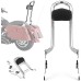 RP7771-2058 22" Tall Sissy Bar Detachable Passenger Backrest 1.3" Fat Bar For Harley Touring Models 2009-Later