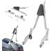 RP7771-2059 22" Tall Sharp Style Sissy Bar 1.3" Fat Passenger Backrest Bar Detachable Compatible For Harley Touring Models 2009-Later